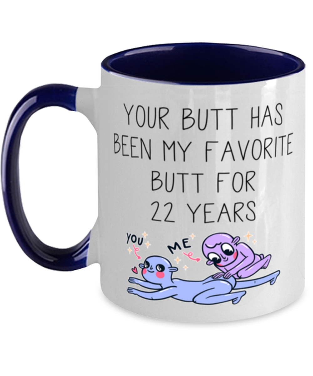 22nd Anniversary 22 Year Coffee Mug Cup