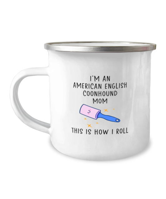 American English Coonhound Mom Camper Coffee Mug Cup