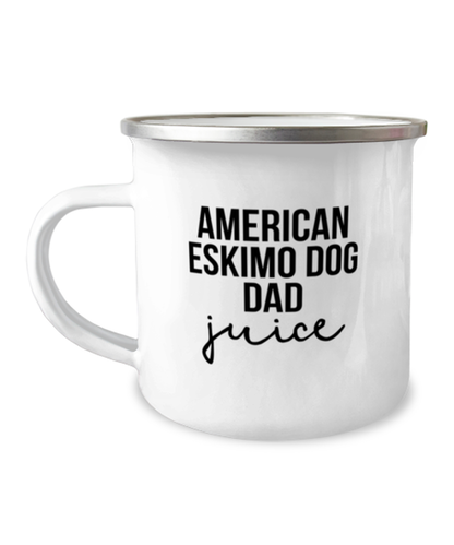 American Eskimo Dog Dad Camper Coffee Mug Cup