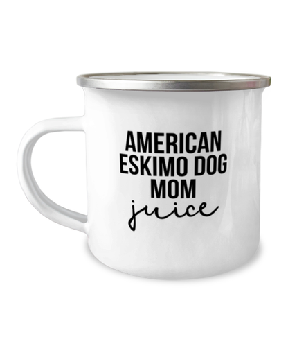 American Eskimo Dog Mom Camper Coffee Mug Cup