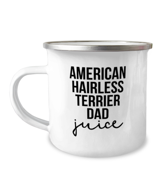 American Hairless Terrier Dad Camper Coffee Mug Cup