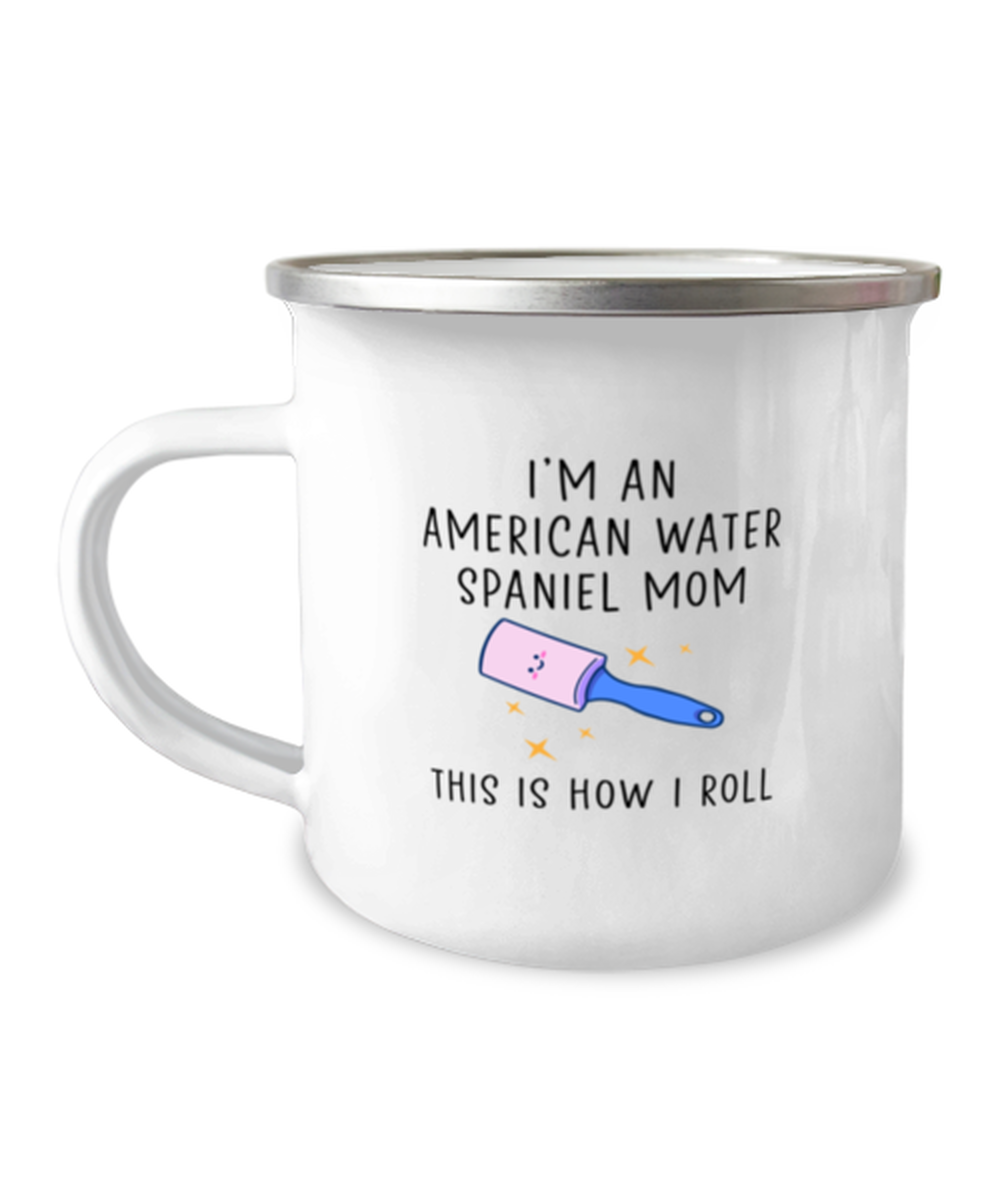 American Water Spaniel Mom Camper Coffee Mug Cup