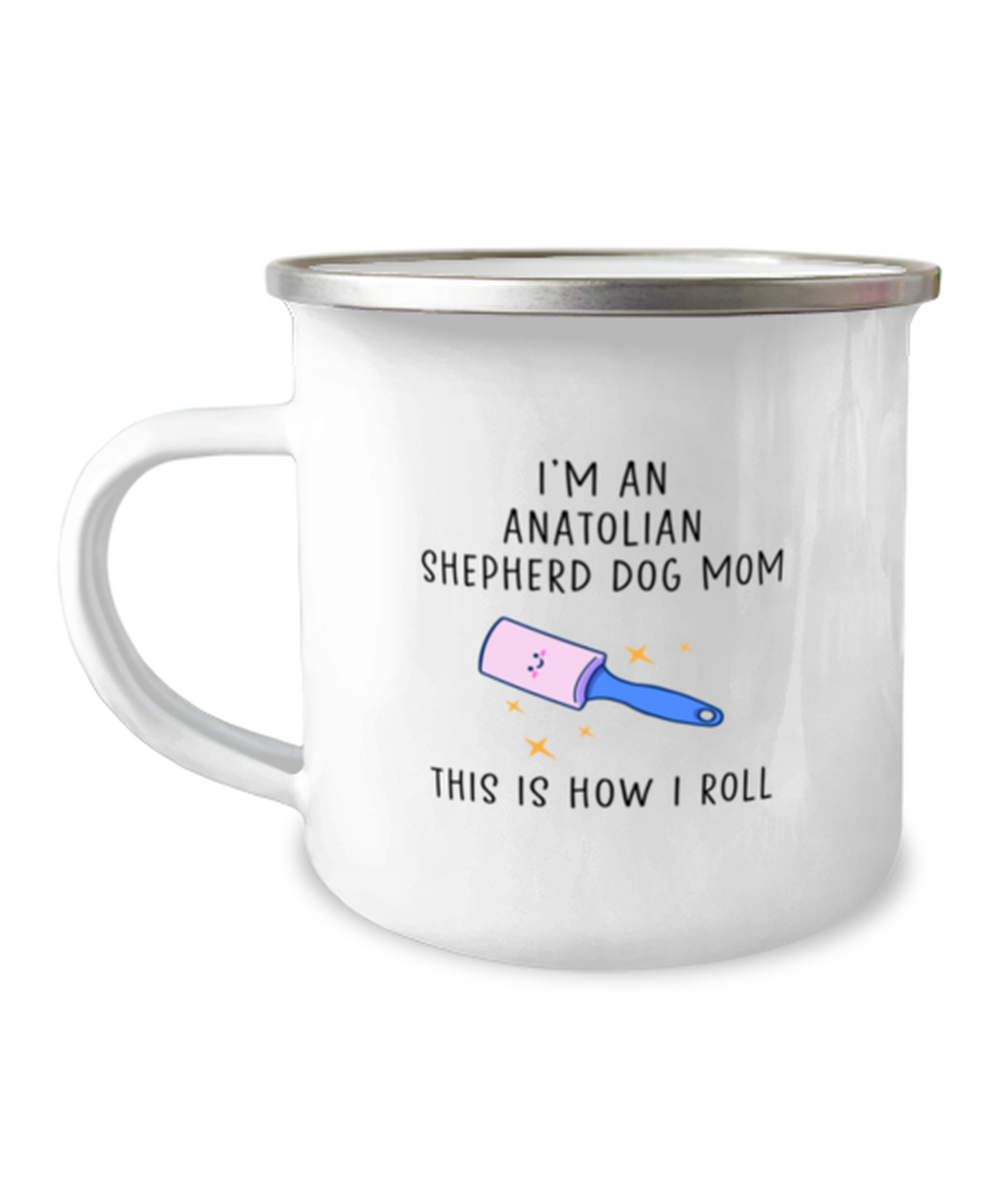 Anatolian Shepherd Dog Mom Camper Coffee Mug Cup