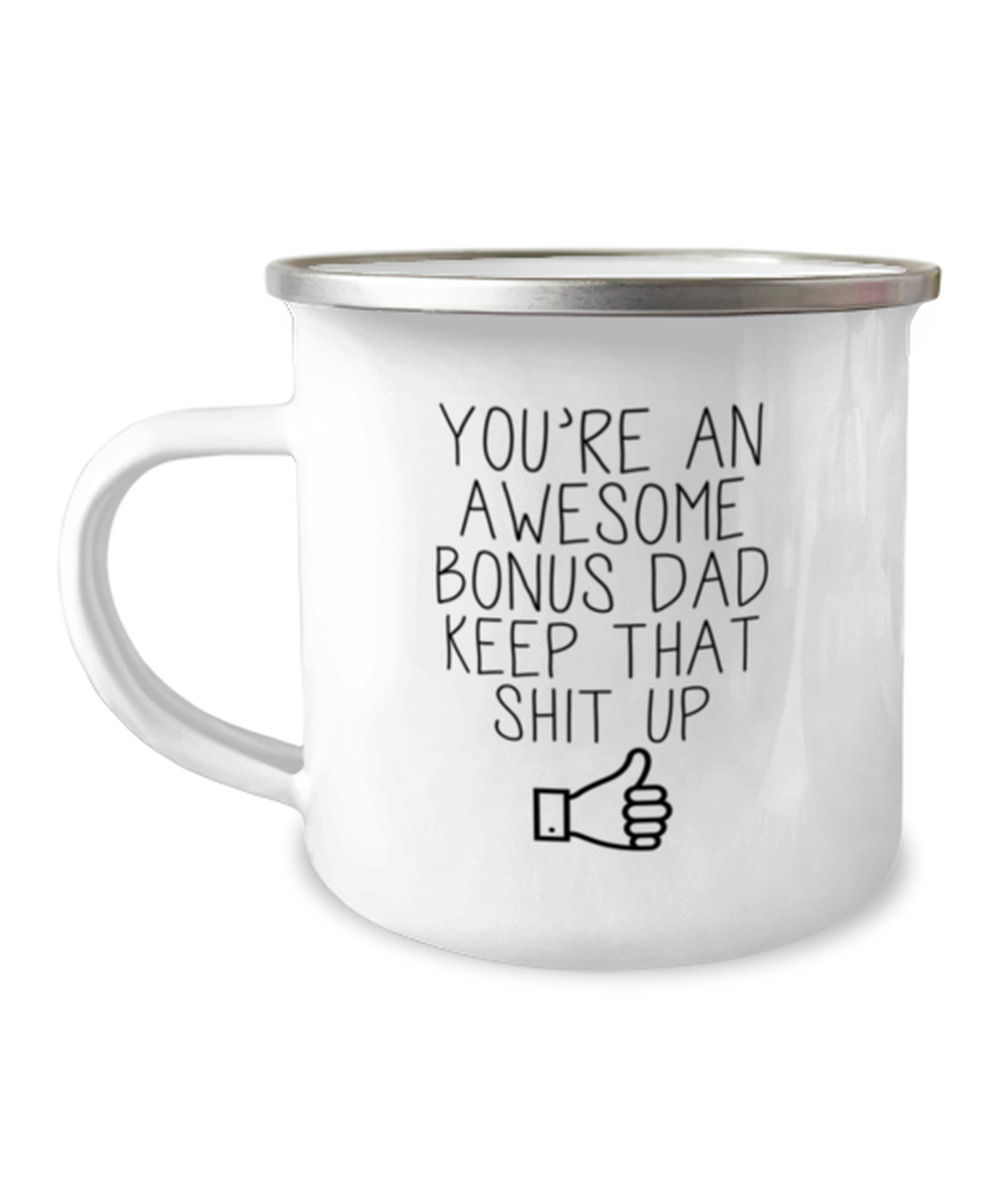 Bonus Dad Camper Coffee Mug Cup