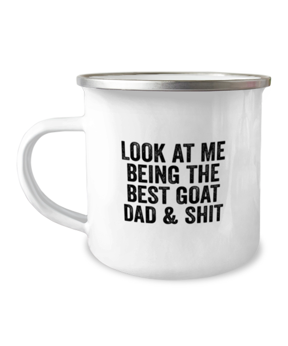 Goat Dad Camper Coffee Mug Cup