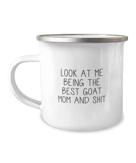 Goat Mom Camper Coffee Mug Cup