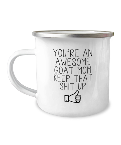 Goat Mom Camper Coffee Mug Cup