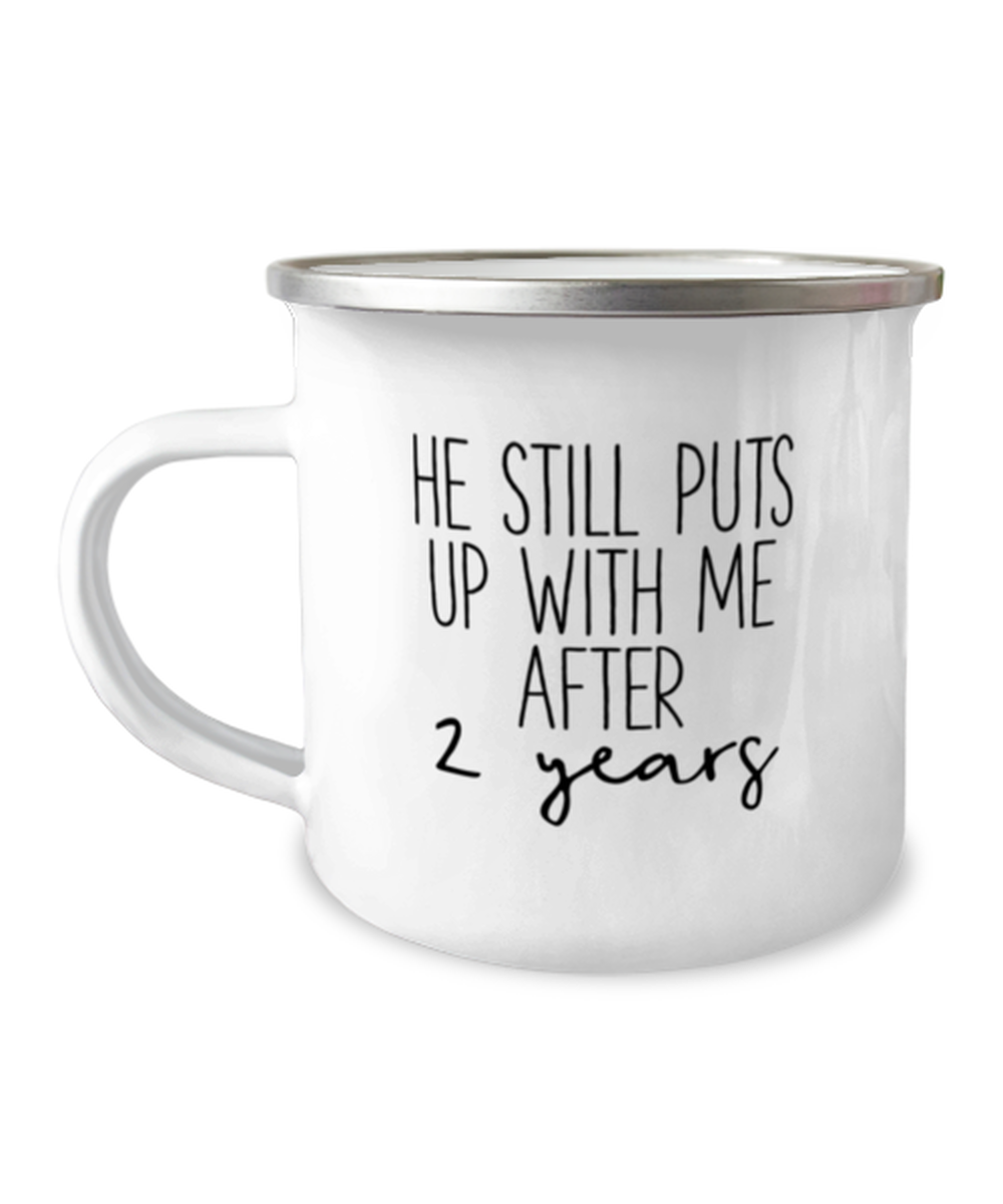 2nd Anniversary Wife Camper Coffee Mug Cup