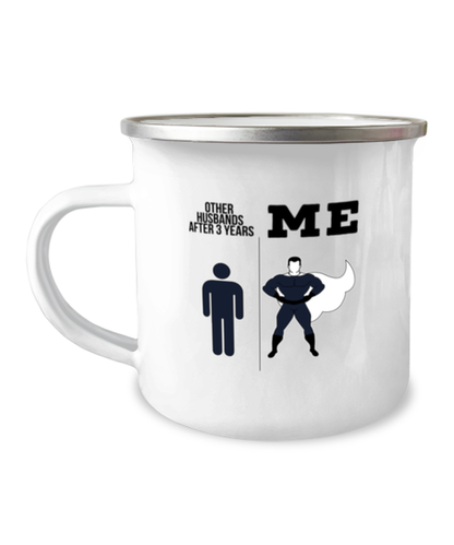 3rd Anniversary Husband Camper Coffee Mug Cup