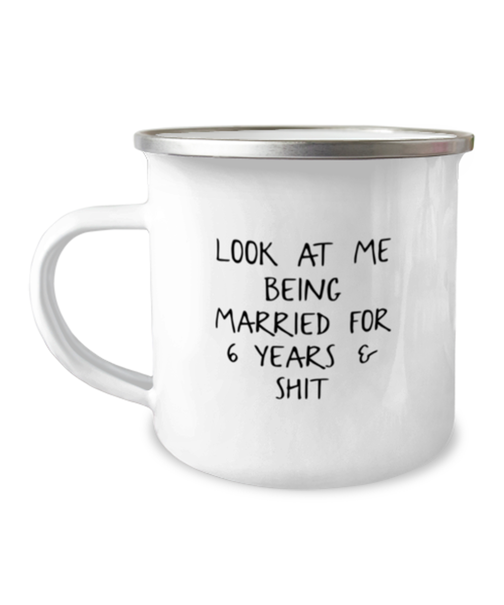 6th Anniversary Camper Coffee Mug Cup