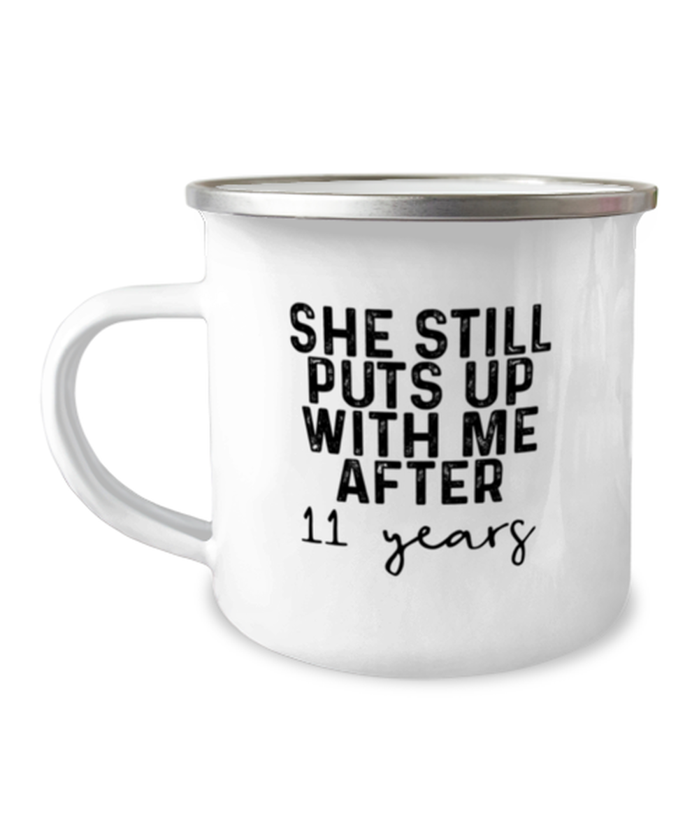 11th Anniversary Husband Camper Coffee Mug Cup