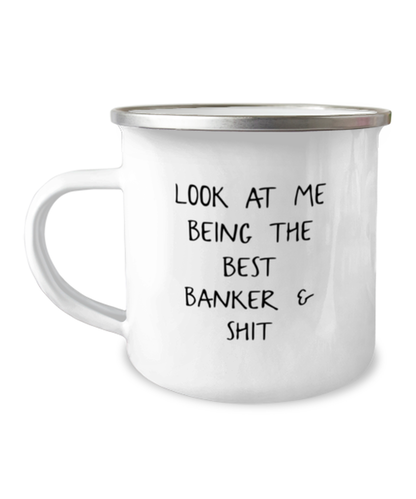 Banker Camper Coffee Mug Camping Cup