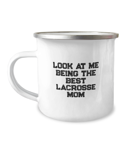 Lacrosse Mom Camper Coffee Mug Camping Cup