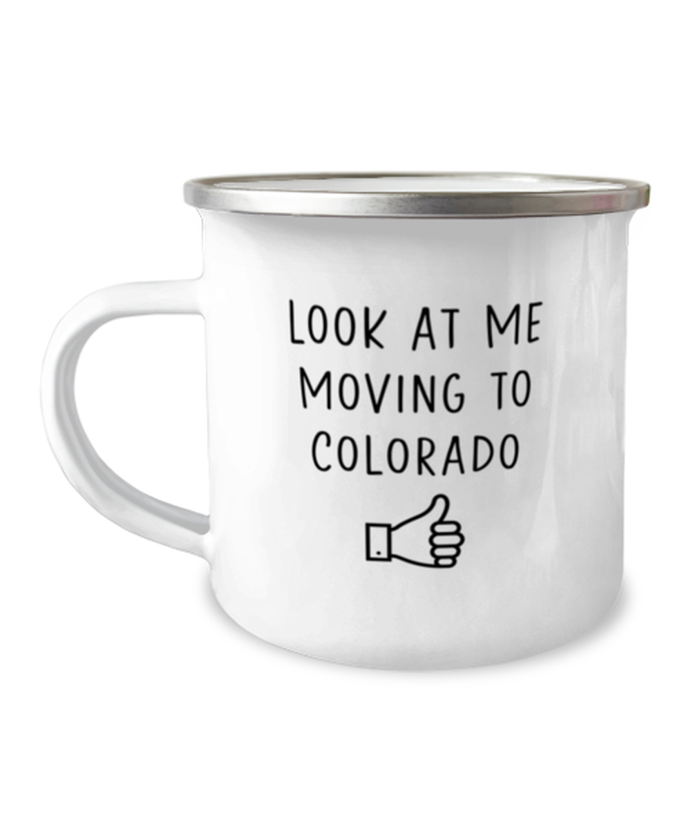 Moving to Colorado Camper Coffee Mug Camping Cup