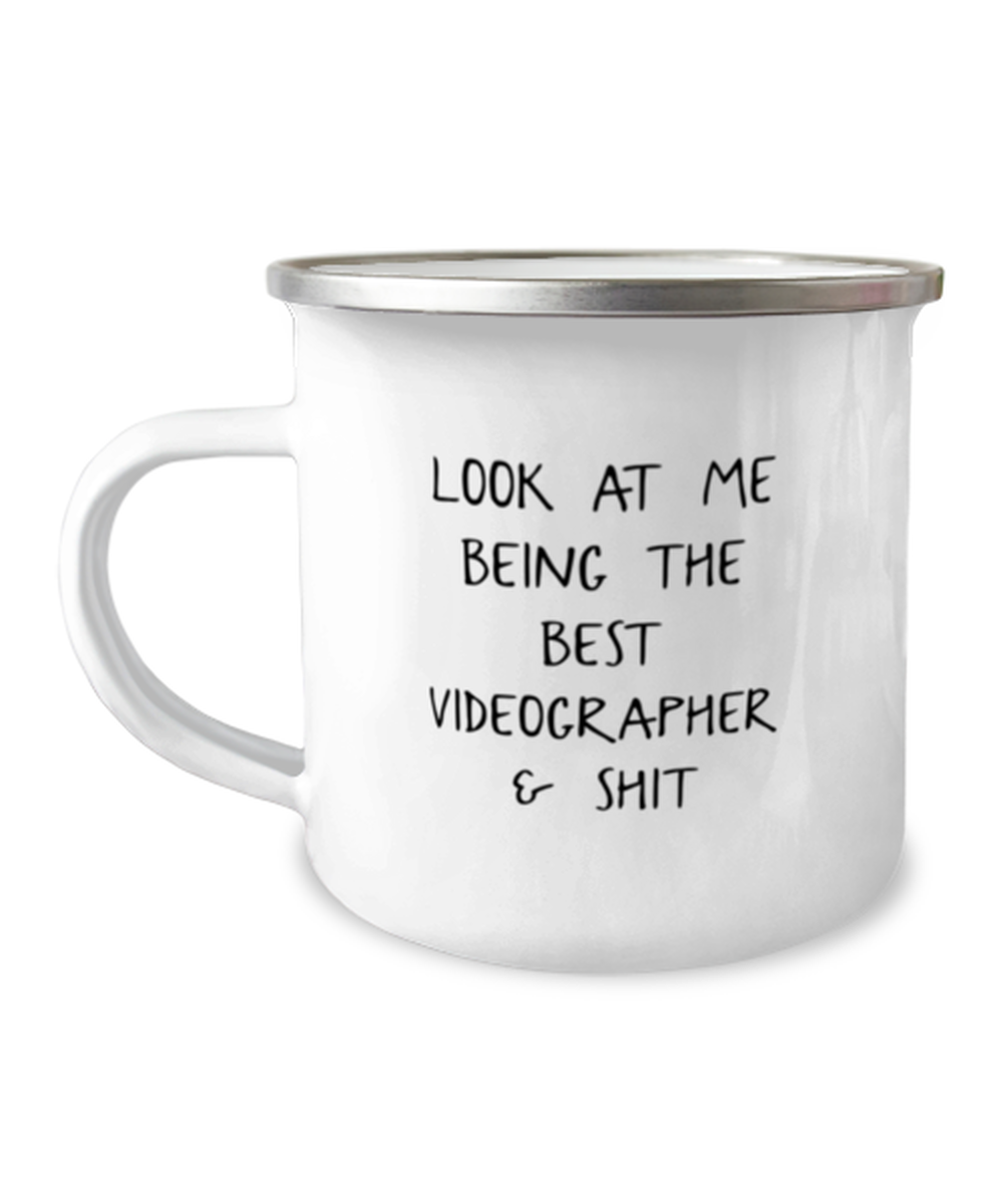 Videographer Camper Coffee Mug Camping Cup