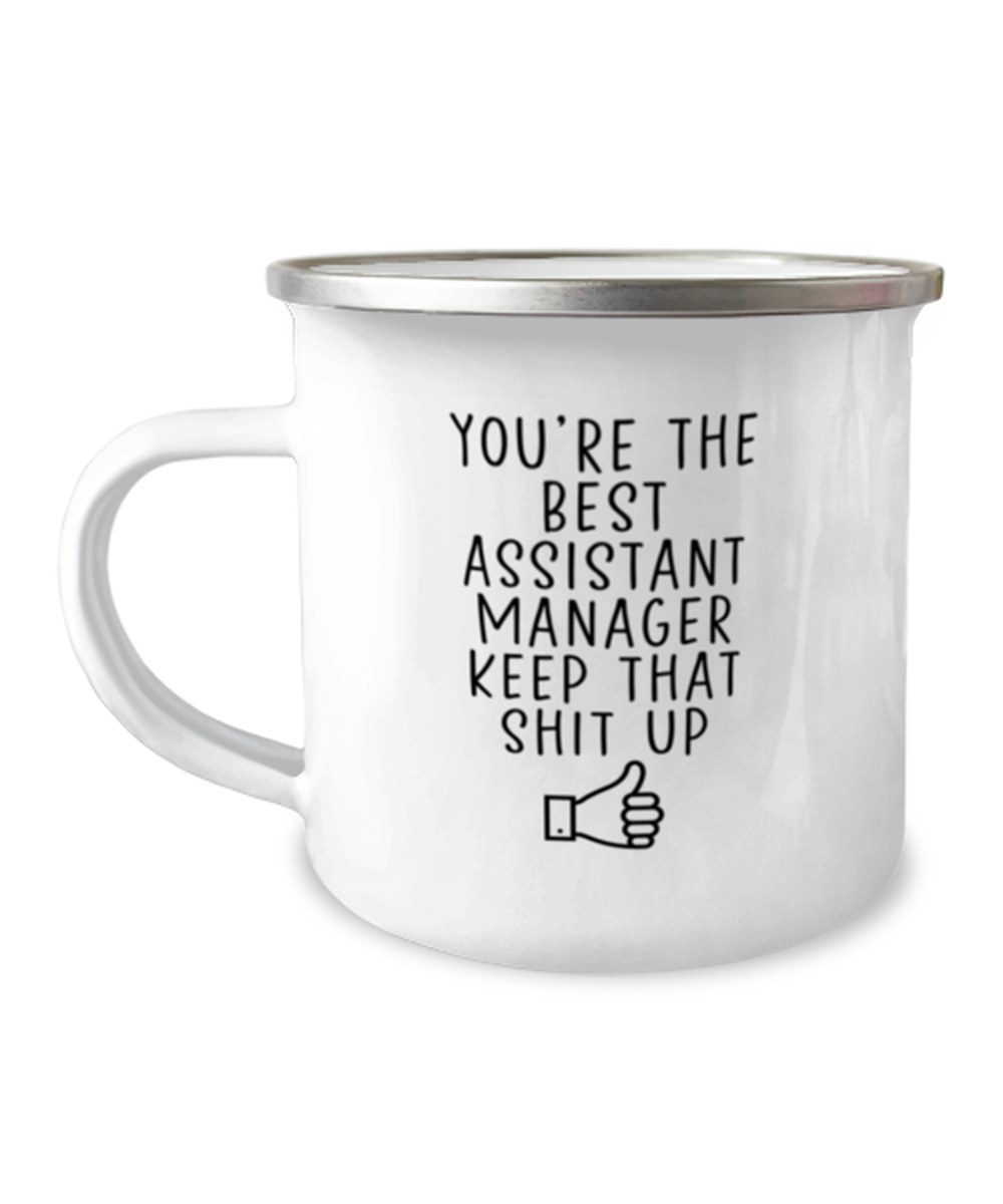 Assistant Manager Camper Coffee Mug Camping Cup