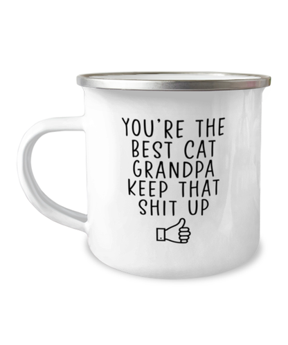 Cat Grandpa Camper Coffee Mug Camping Cup