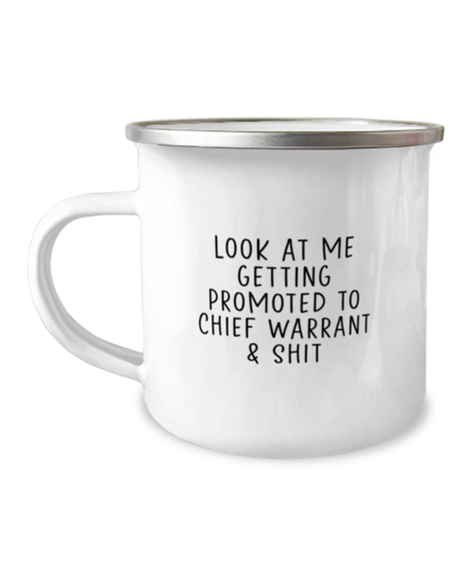 Chief Warrant Promotion Camper Coffee Mug Camping Cup