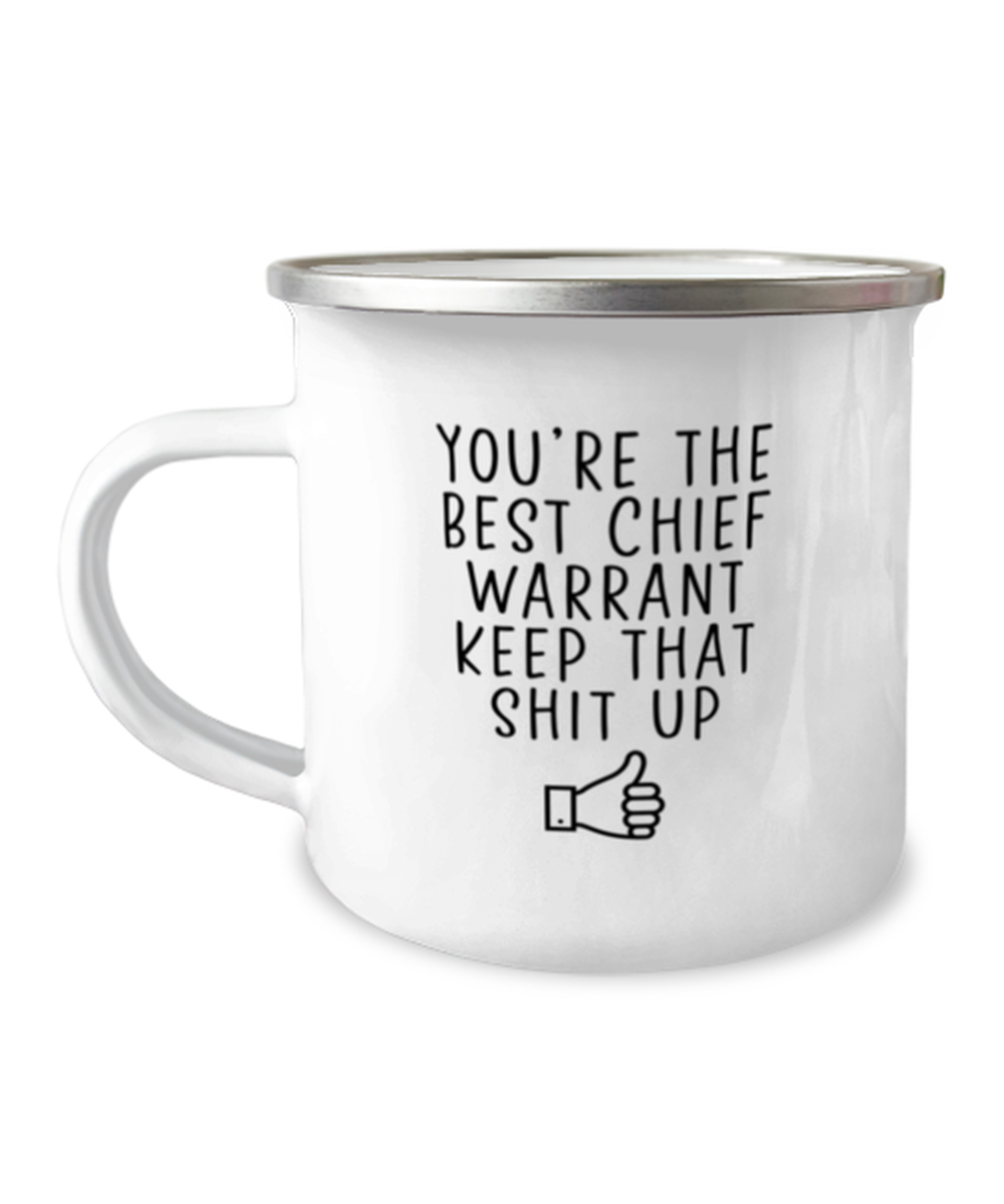 Chief Warrant Camper Coffee Mug Camping Cup