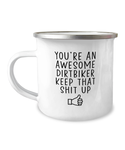 Dirtbiker Camper Coffee Mug Camping Cup