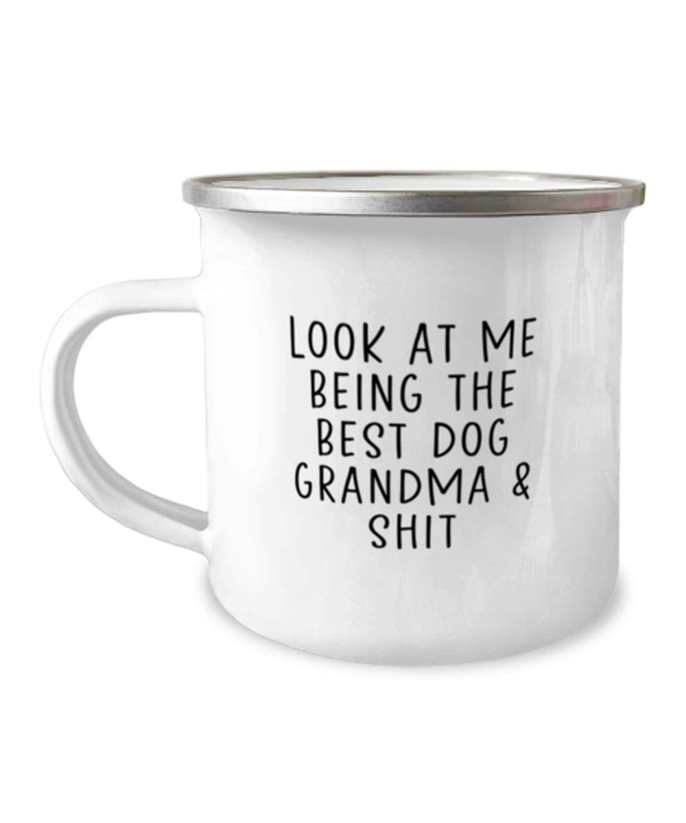 Dog Grandma Camper Coffee Mug Camping Cup