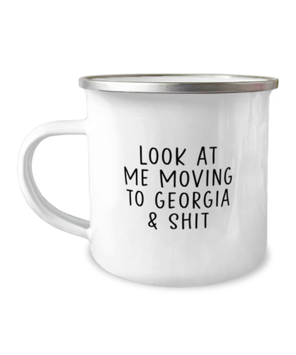 Moving to Georgia Camper Coffee Mug Camping Cup