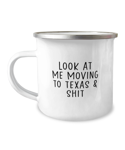 Moving to Texas Camper Coffee Mug Camping Cup