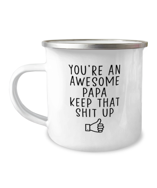 Papa Camper Coffee Mug Camping Cup