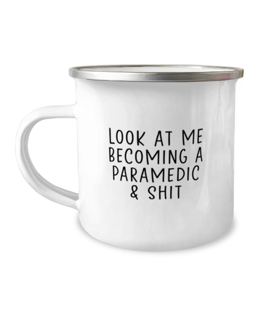 Paramedic Graduation Camper Coffee Mug Camping Cup