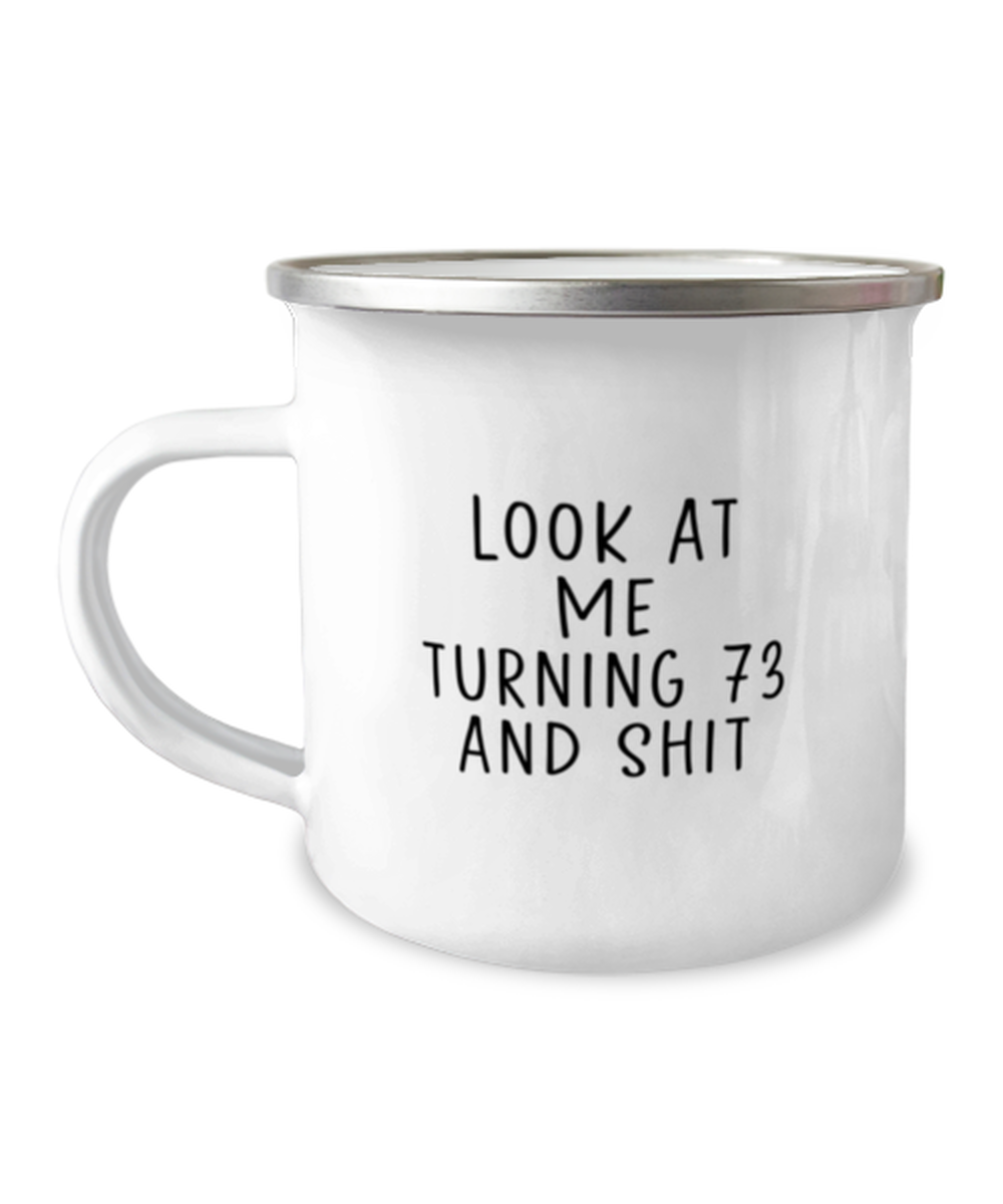 73rd Birthday Camper Coffee Mug Camping Cup