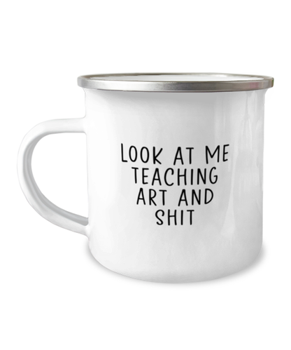 Art Teacher Camper Coffee Mug Camping Cup