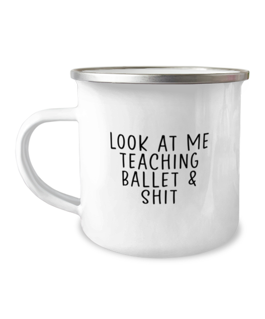 Ballet Teacher Camper Coffee Mug Camping Cup