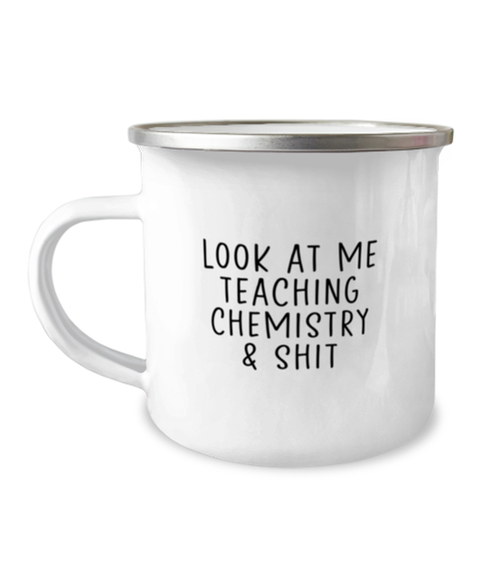 Chemistry Teacher Camper Coffee Mug Camping Cup