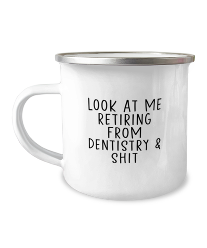 Dentist Retirement Camper Coffee Mug Camping Cup