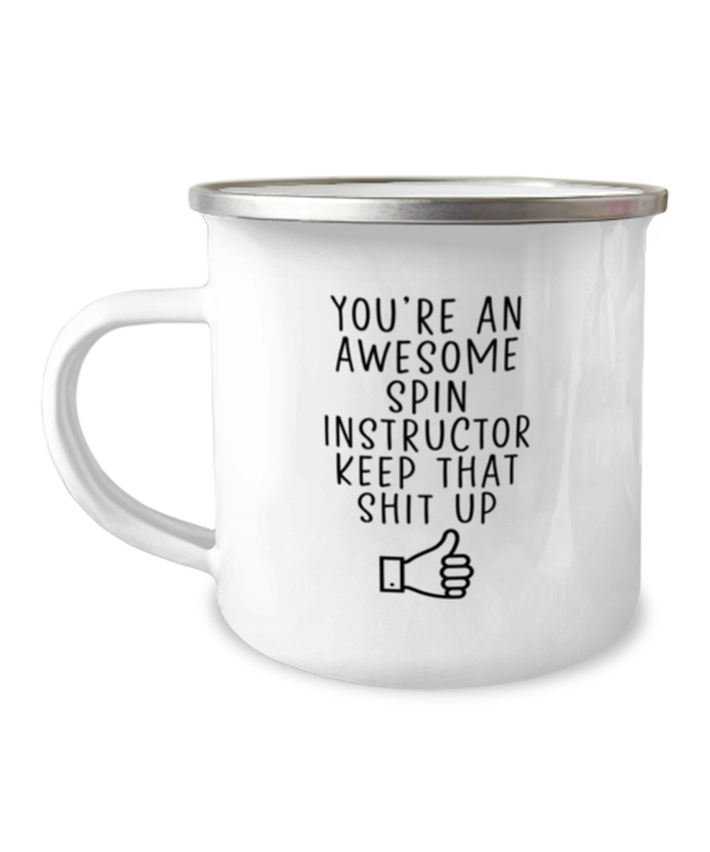 Spin Instructor Camper Coffee Mug Camping Cup