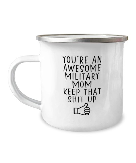 Military Mom Camper Coffee Mug Camping Cup