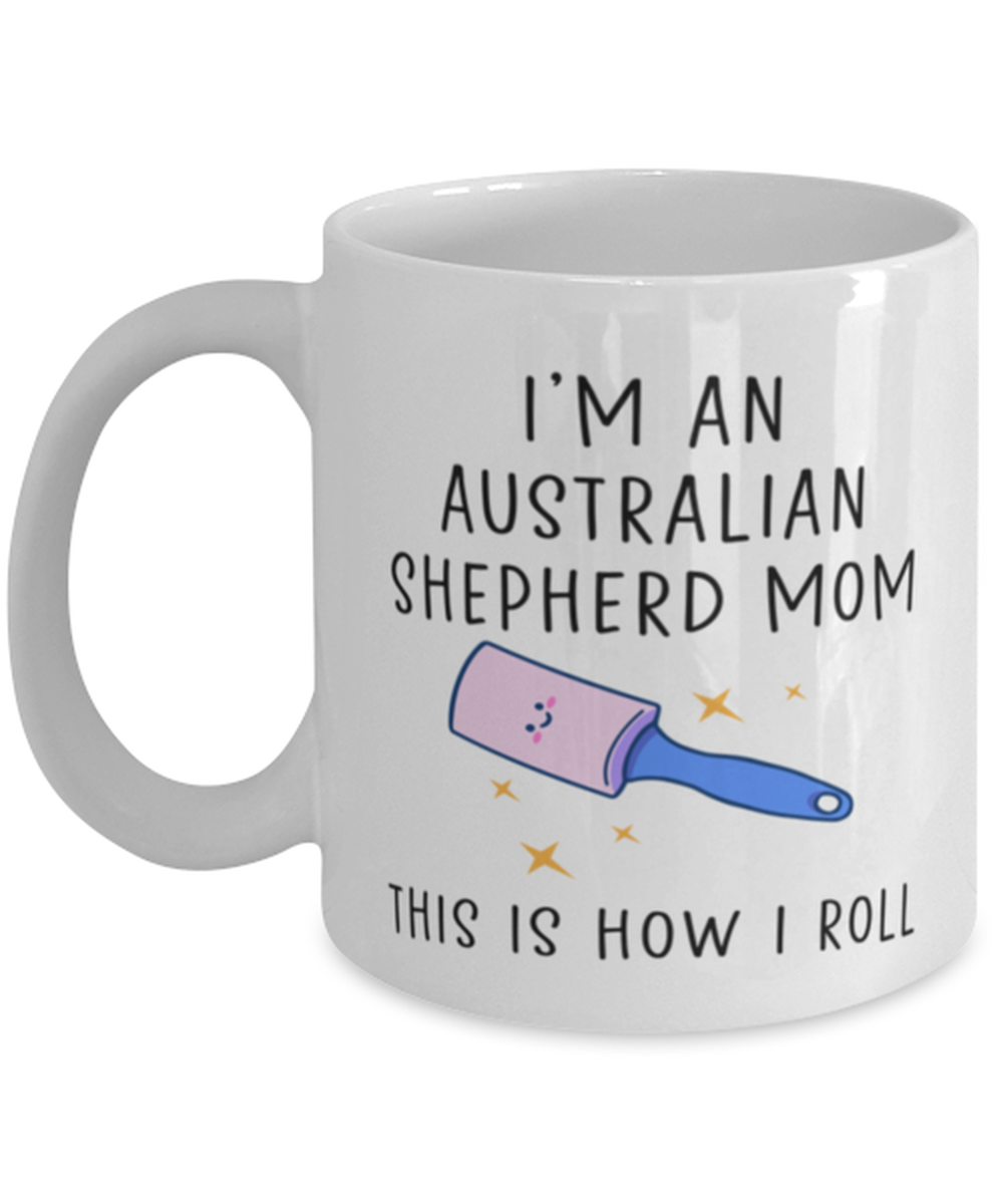 Australian Shepherd Mom Coffee Mug Cup