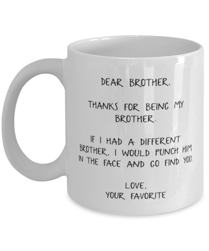 Brother Coffee Mug Cup