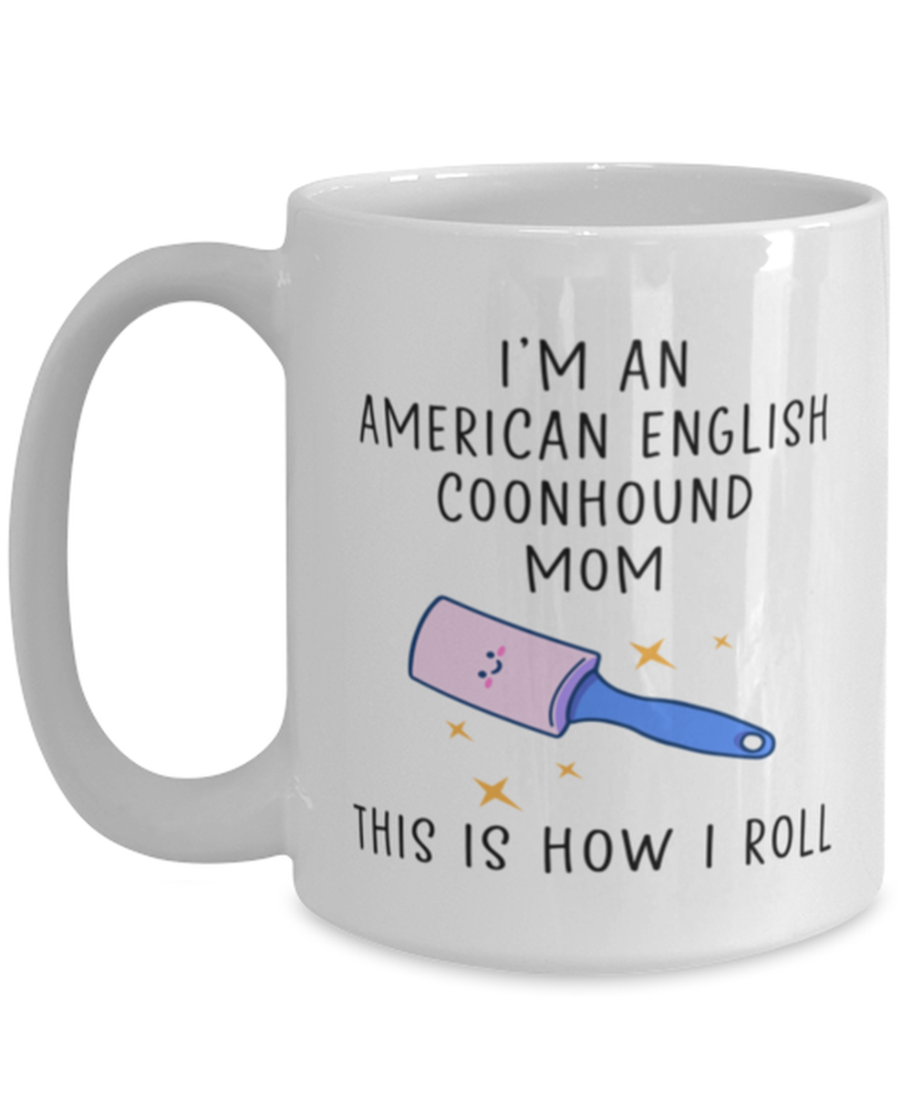 American English Coonhound Mom Coffee Mug Cup