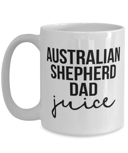 Australian Shepherd Dad Coffee Mug Cup