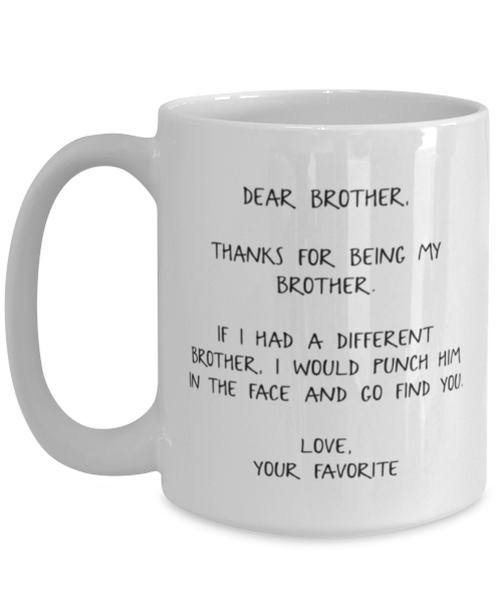 Brother Coffee Mug Cup