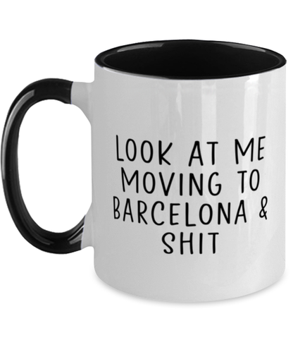 Moving to Barcelona Spain Coffee Mug Cup