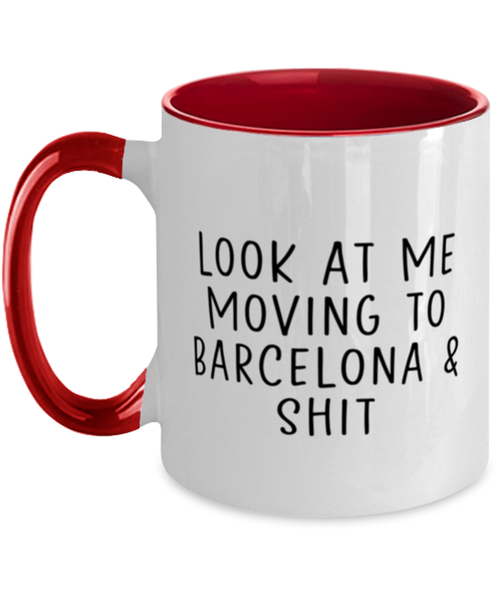 Moving to Barcelona Spain Coffee Mug Cup