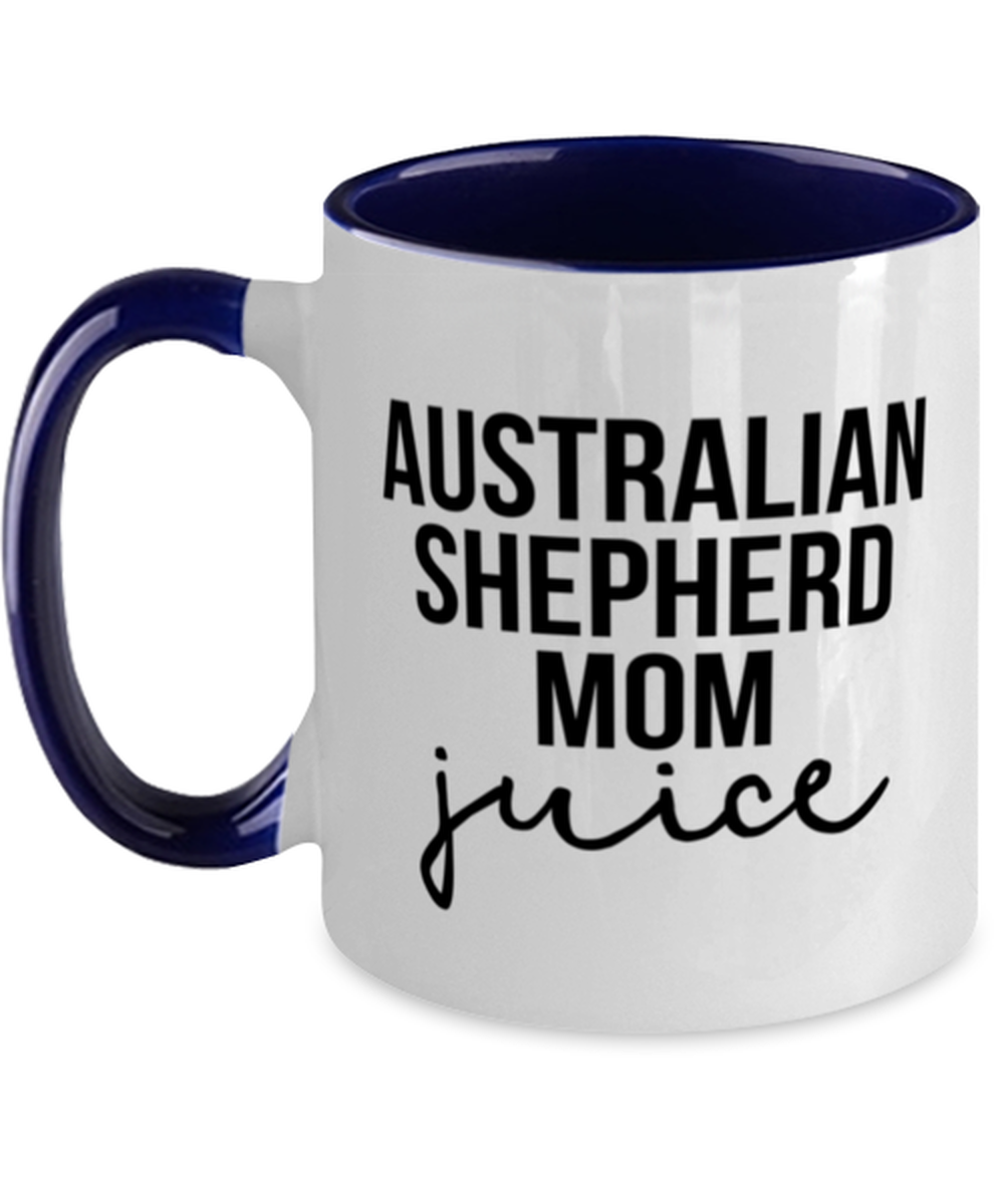 Australian Shepherd Mom Coffee Mug Cup