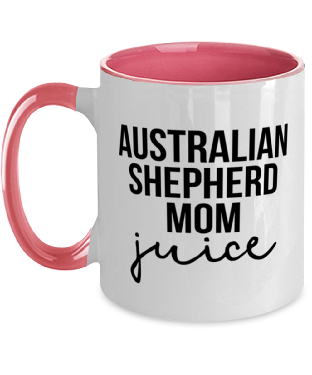 Australian Shepherd Mom Coffee Mug Cup