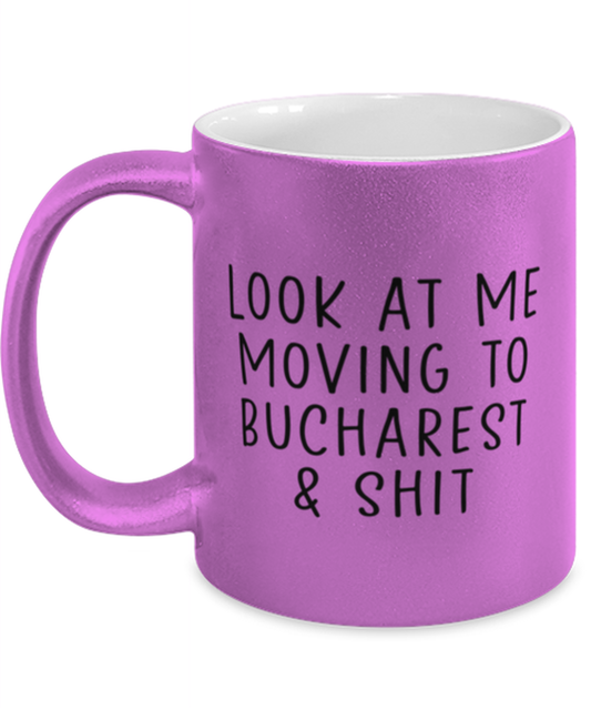 Moving to Bucharest Romania Coffee Mug Cup