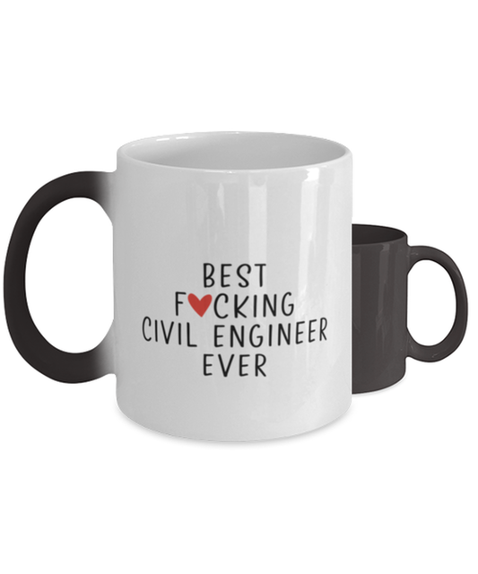 Civil engineer Magic Coffee Mug Color Changing Cup