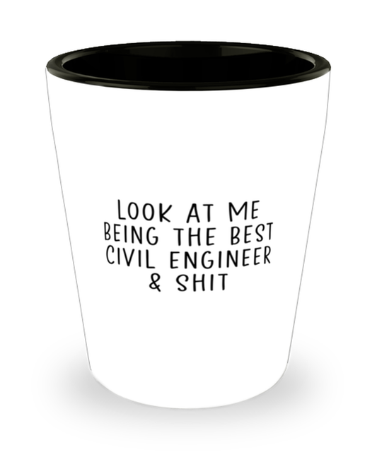 Civil engineer Shot Glass Shotglass