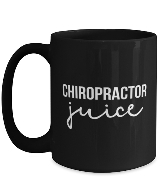 Chiropractor Black Coffee Mug Cup