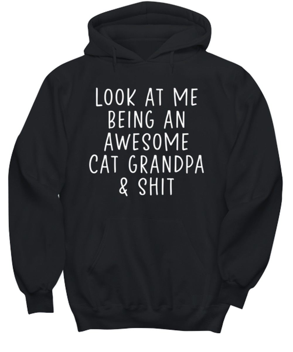 Cat Grandpa Hoodie Shirt Hooded Sweatshirt